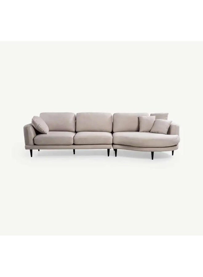 Comfynest Comfynest Right Chaise Sofa, Ivory - Modern, Comfortable, and Spacious Sofa for Living Room  - Image 1