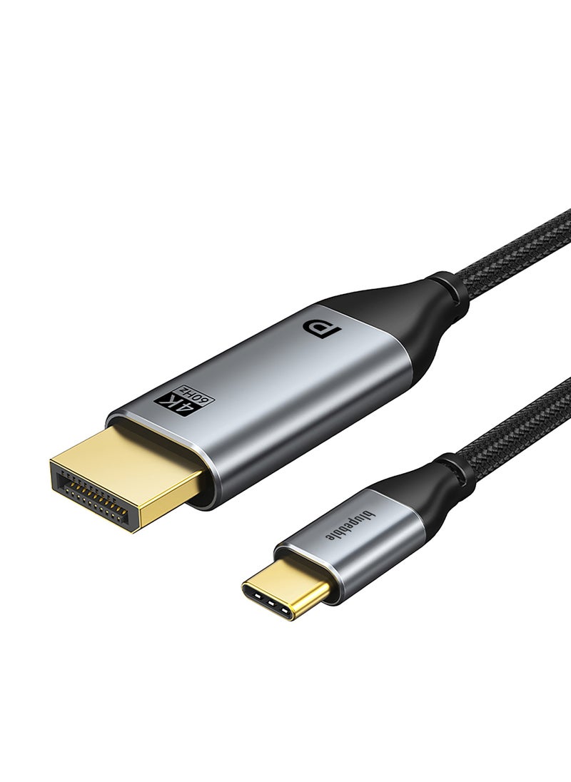 USB-C to Display 4K Cable, USB 3.1 Type C Thunderbolt 3 to HDMI 4K Ultra HD 60Hz, (4096×2160) Adapter, 4K High Dynamic Range (HDR), 3D visual effect