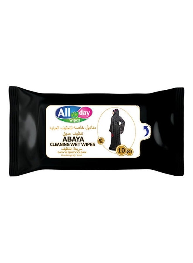 أول داي وايبس عبوة مناديل مبللة لتنظيف العباية 10 قطع - Image 1