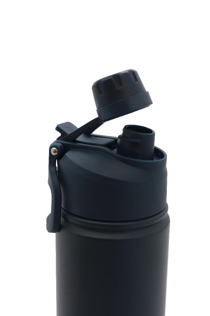 أتريوم زجاجة مياه مفرغة من الفولاذ المقاوم للصدأ 2 في 1 بغطاء ساخن/بارد 750.00 مل - Image 2