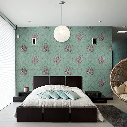 ELTON Waterproof Peel and Stick Floral Wallpaper, Self-Adhesive Vinyl Wall Covering for Bedroom, Living Room Bathroom Cabinet, Countertop (45 x 300 cms, Floral Rose) - Image 4