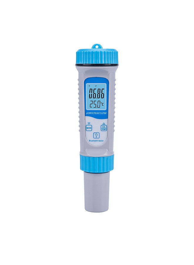 Lepmerk Water Quality Tester PH Tester Water Digital 7 in 1 PH/ORP/EC/TDS/SALT/S.G/TEMP Digital Water Testing Pen with LCD Display for Nutrients Growing Indoor Garden Home Brewing Pool Aquarium  - Image 1