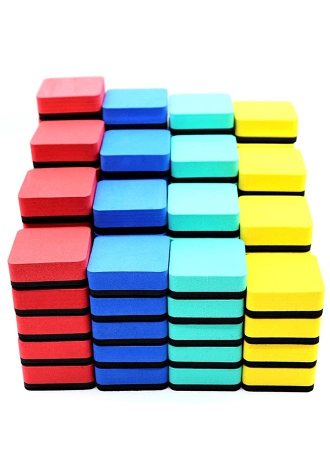 24pcs Magnetic Whiteboard Eraser Dry Erase Erasers Chalkboard Cleaner Wiper for Home School Office - Image 5