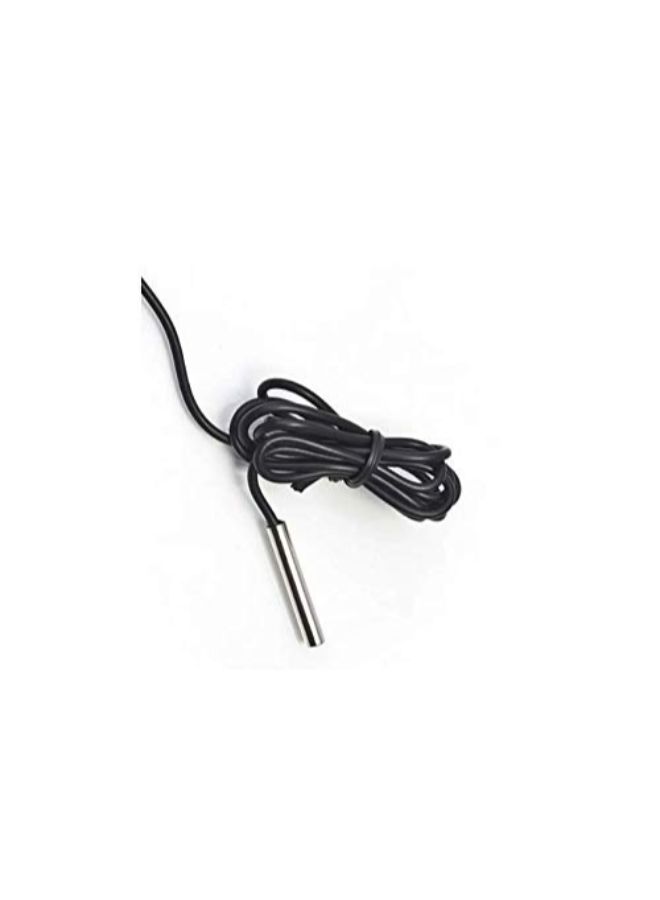 Digital Refrigerator Thermometer With LCD Display Black - Image 3