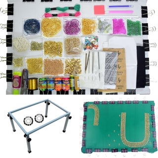 Prabhas Designs - Box Type Aari Stand 24 X 16-inch Size with 24 Clips and Complete aari Materials (44 Items to Learn Basic and Advanced Aari Embroidery) - pzsku/Z7A9EDEF58A21E6E7102AZ/45/_/1742289123/b37f92fb-274c-4b68-af19-e85c707bae34