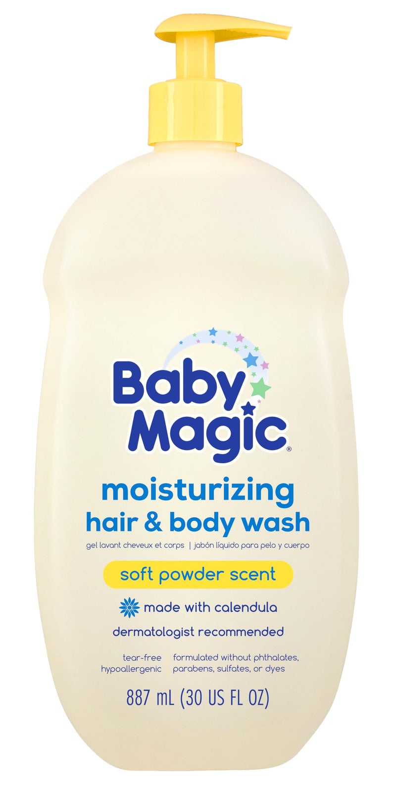 Baby Magic Moisturizing Hair & Body Wash | Specially Formulated for Baby's Delicate Skin | Tear-Free | Calendula & Coconut | 30 fl oz. - Image 1