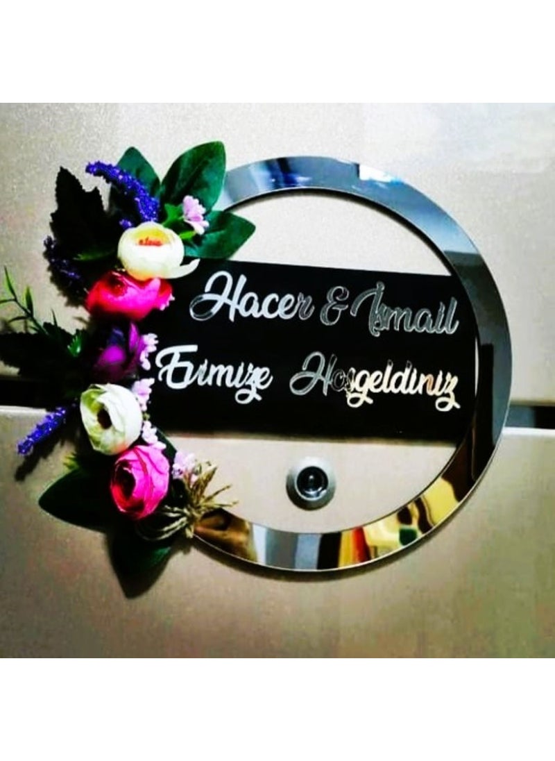 Mrc Hediye Sepeti Mrc Gift Basket Home Door Decoration Floral Personalized  - Image 1