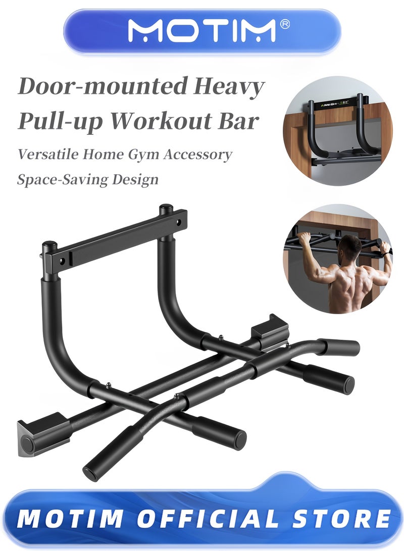 Motim Pull Up Bar Doorway Heavy Duty Chin Up Bar Door Workout Bar with Foam Grips for Home Gym Workout Strength Training - Image 1