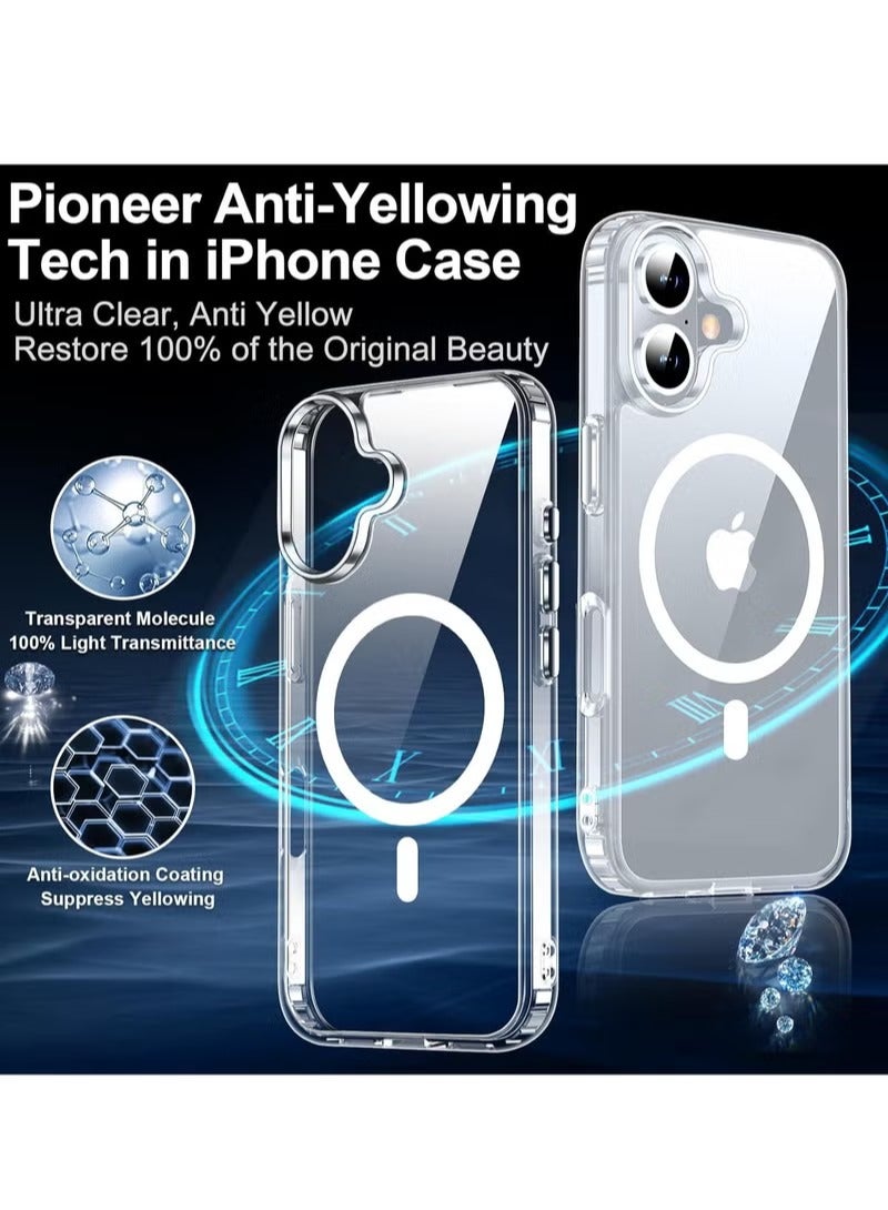 UMIXPRO IPhone 16Plus Case with Screen And with Camera protection Compatible with Magsafe Military Grade Protection Anti Yellowing Magnetic Phone Case - Image 5