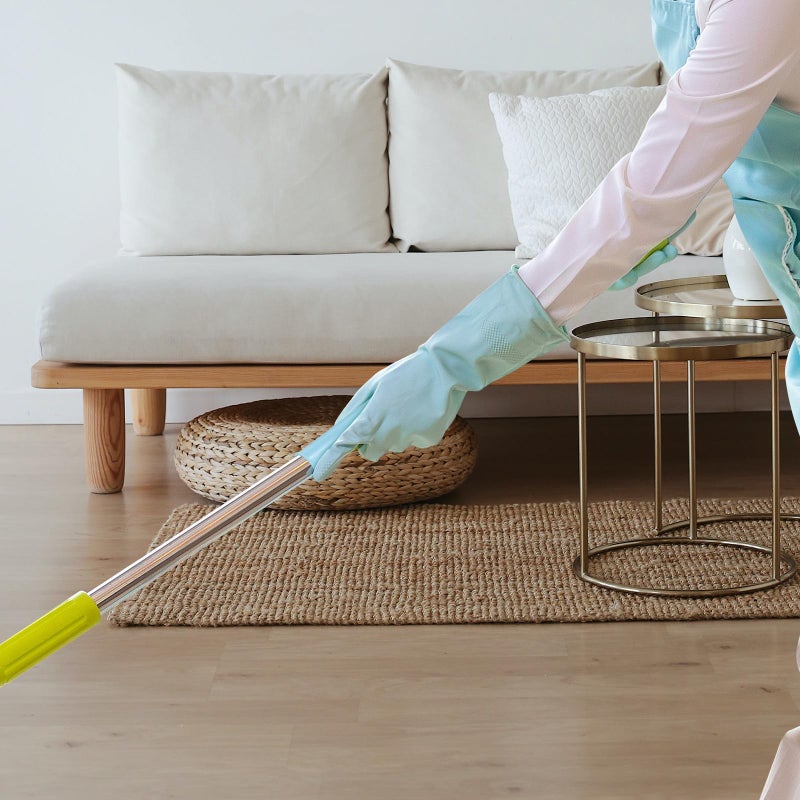 2pcs 19mm Light Blue Broom Mop Handle Replacement Grip And End Caps - Image 4