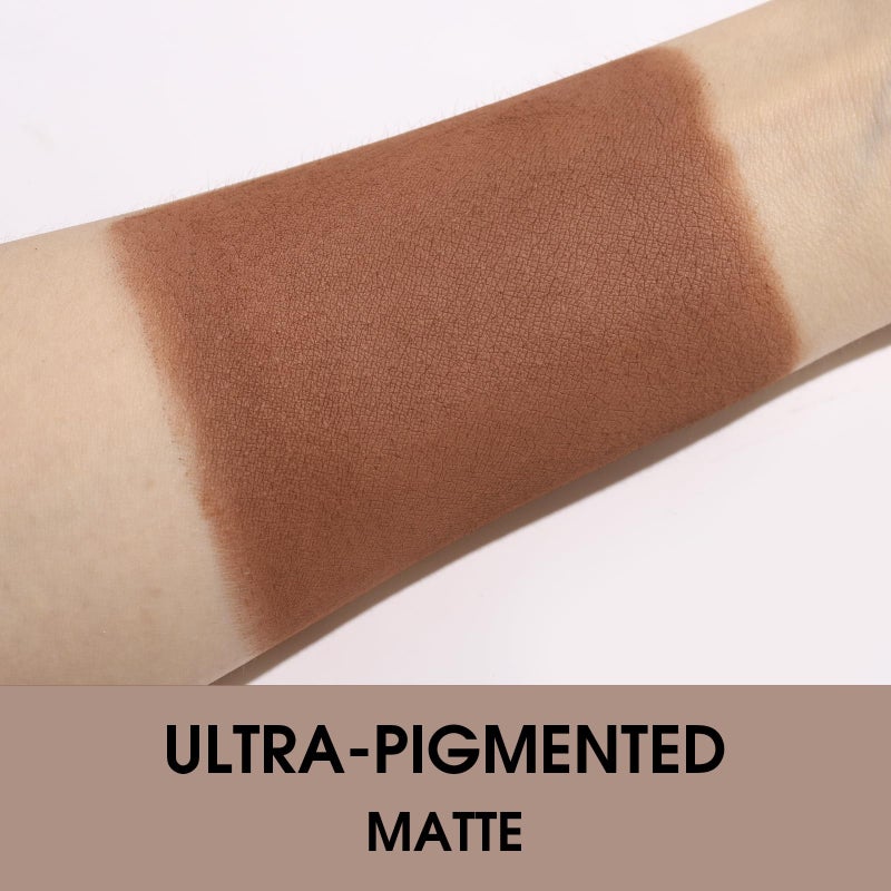 UCANBE Brown Single Eyeshadow Palette, Highly Pigmented Matte Eye Shadow Powder, Professional Long-Lasting Waterproof Makeup Palette - Image 3