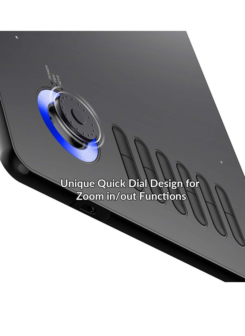 Veikk - A15 Pro Graphics Drawing Tablet 10 by 6 Inch Digital Drawing Tablet With 12 Hotkeys and a Quick Dial - Image 1