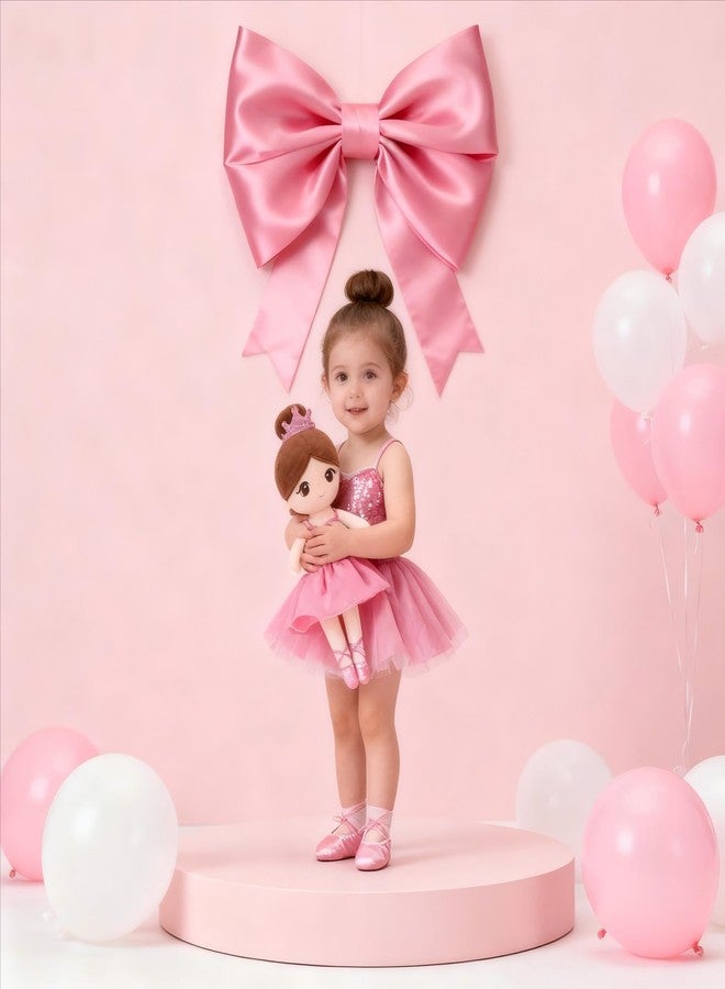 Gloveleya Ballet Toy Baby Girl Gifts Dolls Soft Plush Toy Ballet Girl Doll Peach 14 Inches with Gift Box - Image 2