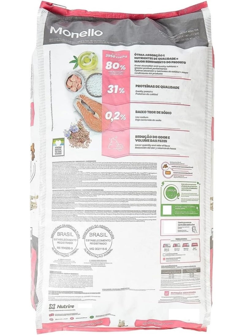 MONELLO Adult Cat Food Salmon And Chicken 1 Kg - Image 4