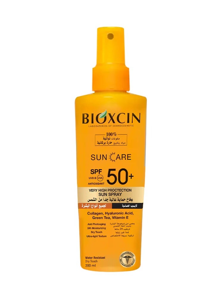 BIOXCIN Bioxcin Spray - Sun Protection Spray SPF 50 - 200 ml 
