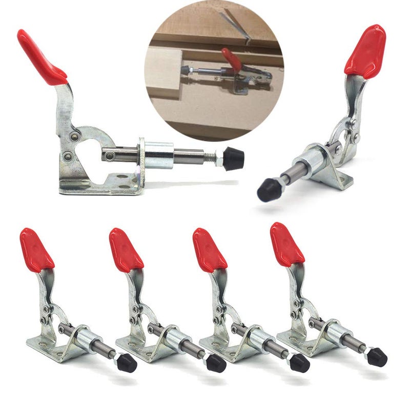 MIKMAYTOO Push Pull Action Toggle Clamps 6 PACK 301AM Latch Antislip Hand Tool 110Lbs Holding Capacity Quick Release Clamp 301AM - Image 1