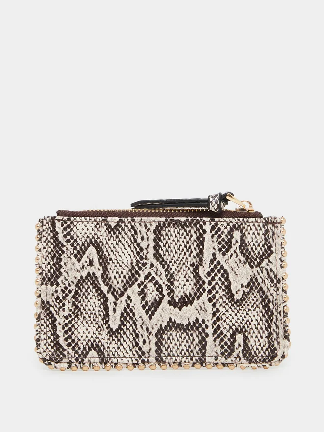 Styli Snake Print Card Holder Wallet