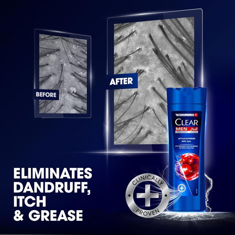 CLEAR MEN 2in1 Anti-Dandruff Shampoo & Conditioner - Image 3