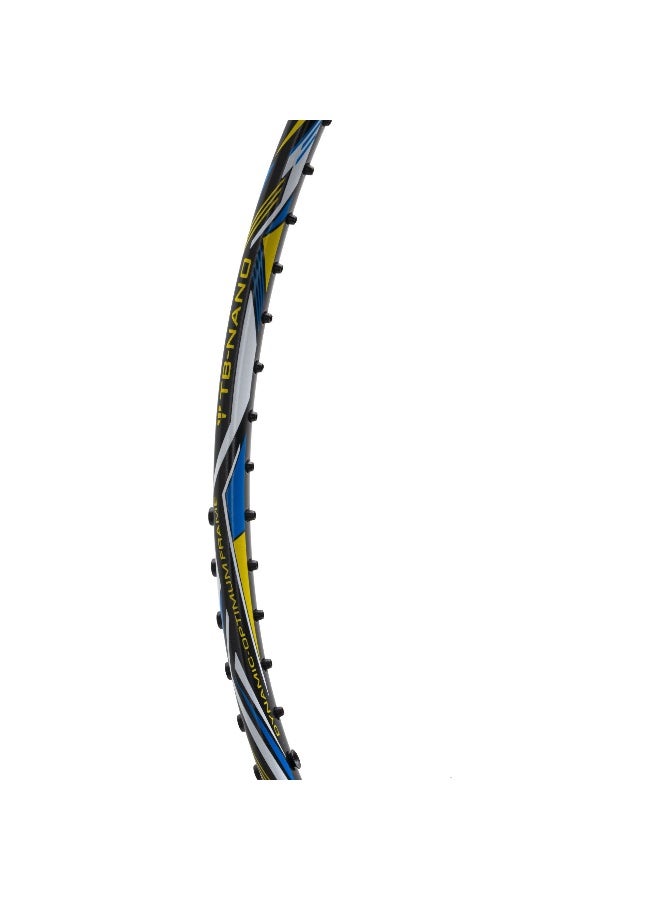 Li-Ning Blaze 100 84G Carbon Fibre Badmiton Racket strung Badminton Racket with Free Full Cover (Charcoal/Lime/Blue) - Image 4