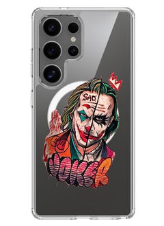 Magnetic Case for Samsung Galaxy S25 Ultra 6.9-inch Compatible with MagSafe Wireless Charging, Shockproof Phone Bumper Cover Joker