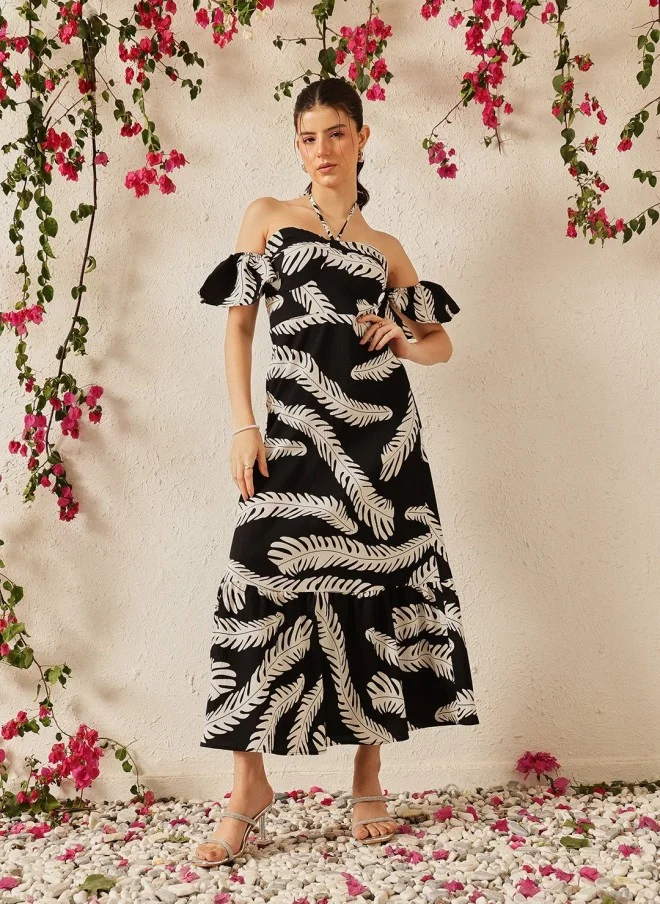 STREET 9 Floral Print Crepe Maxi Dress for Women