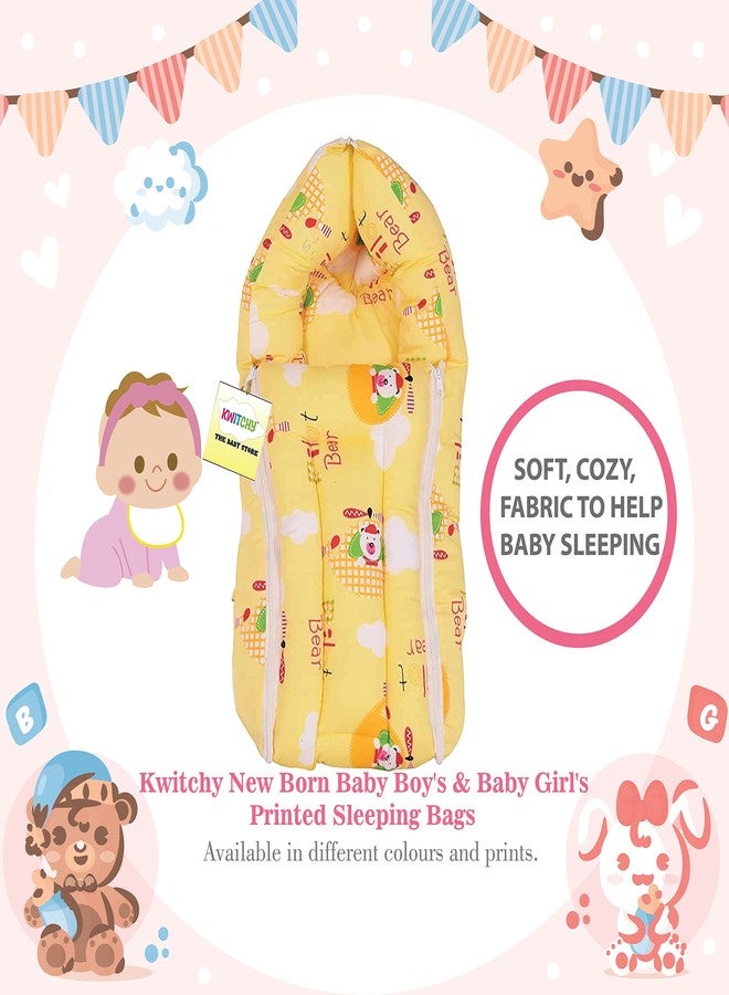 Kwitchy Baby Carry Bag New Born Carry Wrapper (0-6 Months) Yellow - Image 2