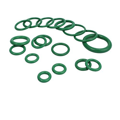 AUTOUTLET 270PCS O Rings Kit 18 Sizes Car Air Conditioning O-Ring Assortment Set with Valve Core Removal Tool for Door, Window, Electric Appliance, Bearing, Pump, Roller Auto, Home Appliances (Green) - Image 3