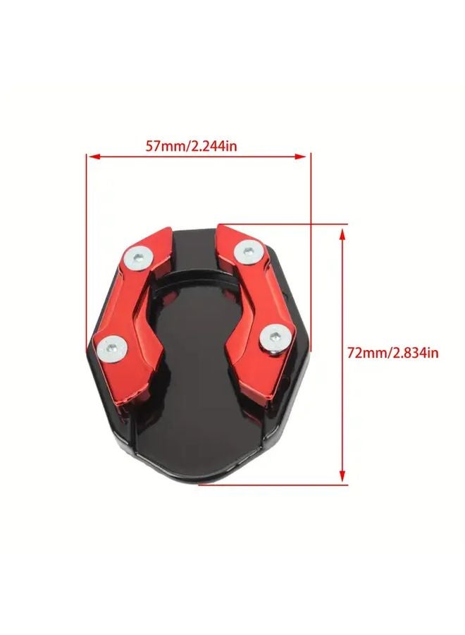 Silvery Motorcycle Footrest Extension Pads For Honda PCX150 PCX160 PCX125 ADV350 - Image 2