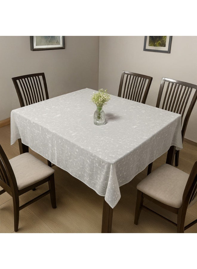  انتكس بيت الستائر مفرش طاولة مربع من الكتان - قماش شبه شفاف - مظهر أنيق لغرف المعيشة وديكور المنزل - ملمس مريح مع لمسة نهائية مقاومة للتجاعيد - مجموعة من 2 قطع 130 × 130 سم - Image 1