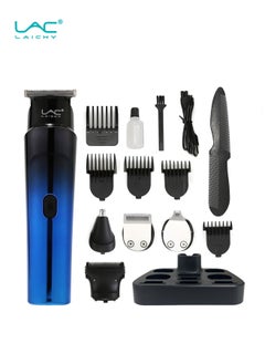 LAC LAICHY Hair Trimmer for Men,10 in 1 Mens Beard Grooming Kit, LED displays battery level，Multi limit comb，Electric Nose Hair Trimmer for Beard, Head, Face and Body, Cordless Hair Clipper Low Noise USB Rechargeable  - Image 1