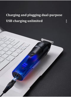 LAC LAICHY Hair Trimmer for Men,10 in 1 Mens Beard Grooming Kit, LED displays battery level，Multi limit comb，Electric Nose Hair Trimmer for Beard, Head, Face and Body, Cordless Hair Clipper Low Noise USB Rechargeable  - Image 5