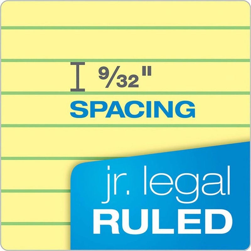 Second Nature Recycled Pads, Jr. Legal, 5 x 8, Canary, 50 Sheets (Pack of 12) - Image 5