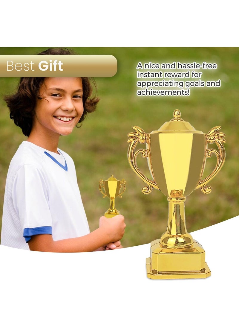 Home Smart Home Smart Plastic Gold Trophy Mini Award Competition Trophy Cup For Kids  - Image 2