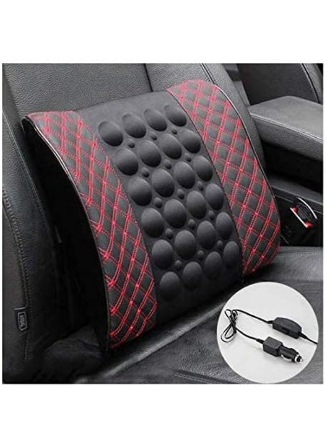 Electric Lumbar Support Cushion with Memory Foam for Office Chair Car Seat Sofa and Home Use Comfortable Back Support - Image 5