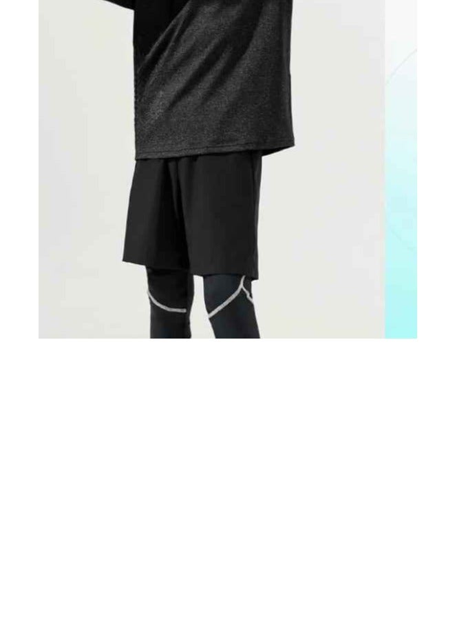 Children's Long Sleeved Long Pants Two-Piece Running Basketball Training Quick Drying Sports Suit  - Image 5