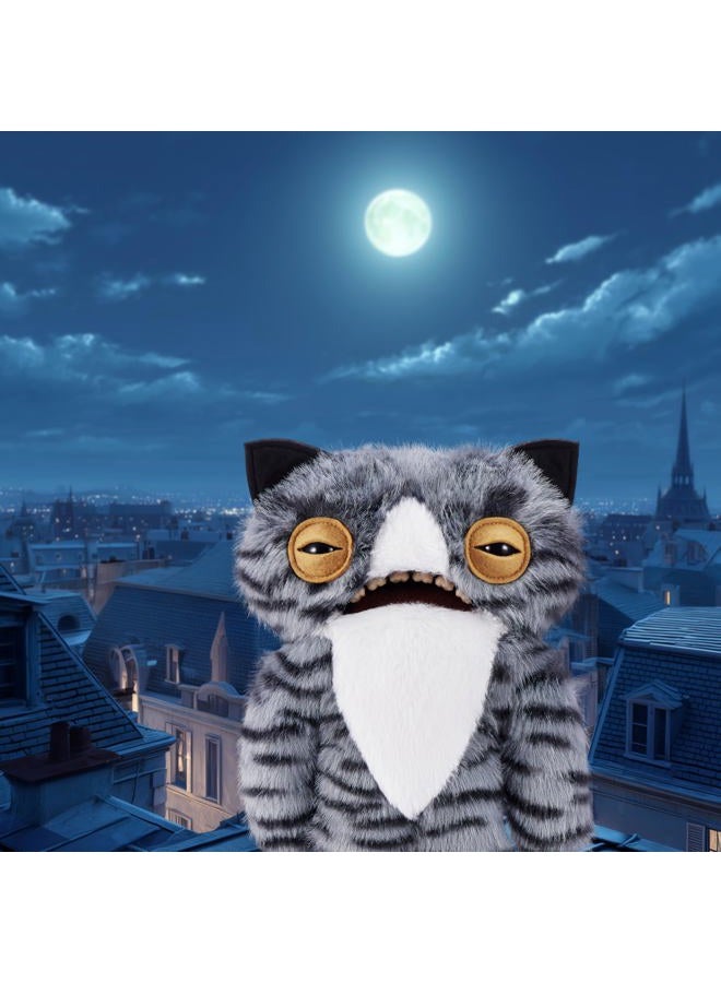 Fuggler دميّة قطة زقاق 22 سم من زورو - لعبة قبيحة مضحكة مع أسنان تشبه الأسنان البشرية، دمية قابلة للجمع للأطفال، المراهقين، البالغين وعشاق القطط المهووسين - Image 3