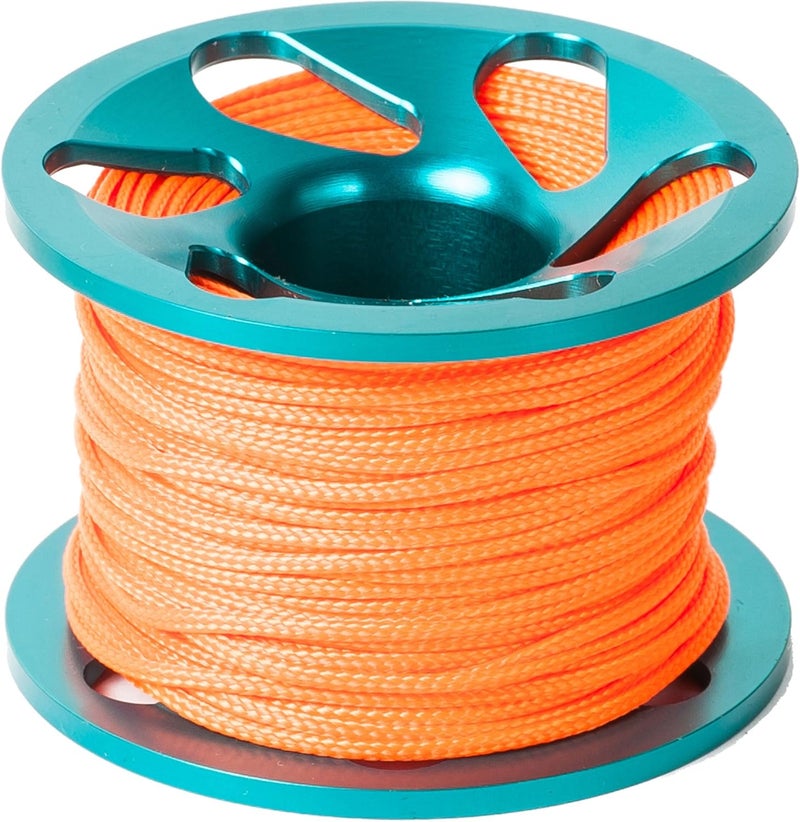 Gear Up Guide Superlight Aluminum Dive Reel 100 Feet of Scuba Line Mussel that Perfectly Complements the Environment, Gator - Image 5