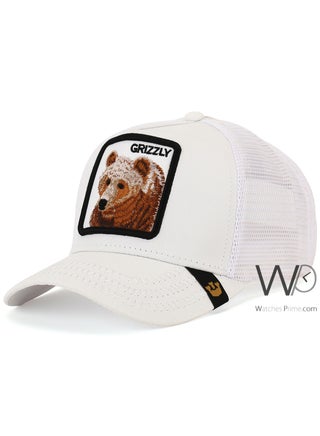Goorin Bros Grizzly Trucker Mesh Cap White Color Cotton Hat For Men - pzsku/Z7AA06A9A05C6E6DF1925Z/45/1749418048/9281ba1b-73dc-46b5-932a-305ec5877493