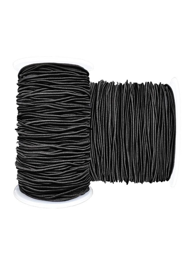LUSTEMBER Stretchy String for Bracelets, 2 Rolls 1 mm Sturdy Elastic String Elastic Cord for Jewelry Making, Necklaces, Beading - Image 1