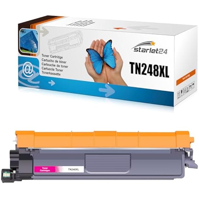 1 X TN248XL TONER MAGENTA COMPATIBLE WITH BROTHER TN-248XL TN248 XL MGANETA TN248 M FOR TONER BROTHER MFC-L3760CDW DCP-L3560CDWE DCP-L3740CDW DCP-L3520CDW MFC-L8390CDW MFC-L3740CDWE - Image 1