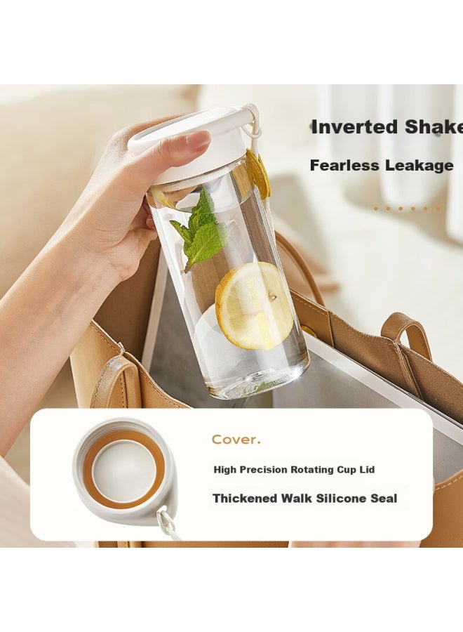 Relea Water Bottle For Women, Plastic Cup, Tritan Material, Stylish Summer Outdoor Portable Tea Cup, Student And Children's Water Bottle Gift - Image 5