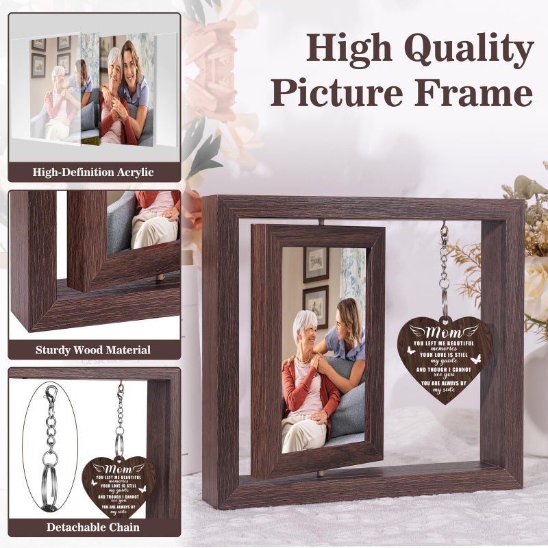 Boiveco Memorial Gifts for Loss of Mom  Sympathy Gift for Loss of Mom Memorial Picture Frame 4x6  Grief Remembrance Bereavement for Loss of Mother Sentimental Gifts for Mom In Memory of Mom Gifts - Image 5