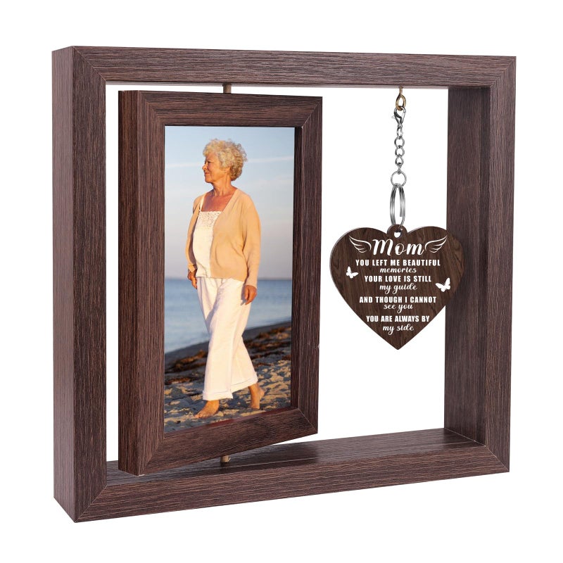 Boiveco Memorial Gifts for Loss of Mom  Sympathy Gift for Loss of Mom Memorial Picture Frame 4x6  Grief Remembrance Bereavement for Loss of Mother Sentimental Gifts for Mom In Memory of Mom Gifts - Image 1