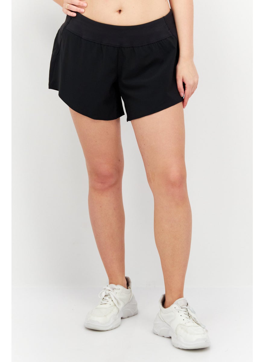Reebok Women Sportswear Fit Training Shorts, Black  - Image 1