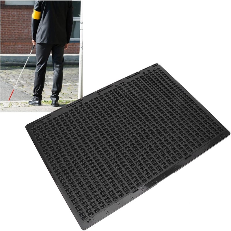 klarako Braille Writing Stylus, 27 Lines 30 Cells Braille Writing Slate and Stylus Learning Accessory, Convenient Size for Braille Writing - Image 3