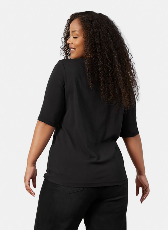 GERRY WEBER Top With Mid-Length Sleeves And Sequin Embellishment  - Image 2