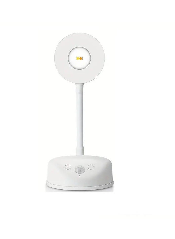 سمارت مصباح جداري ذكي ليد  لاسلكي قابل لإعادة الشحن ، زاوية قابلة للتعديل وسطوع مناسب وتثبيت مزدوج , مصباح للممرات وغرف المعيشة والزاويا المظلمة ,بطارية 1200 ملي أمبير ,18.8 * 8.2 سم - Image 1