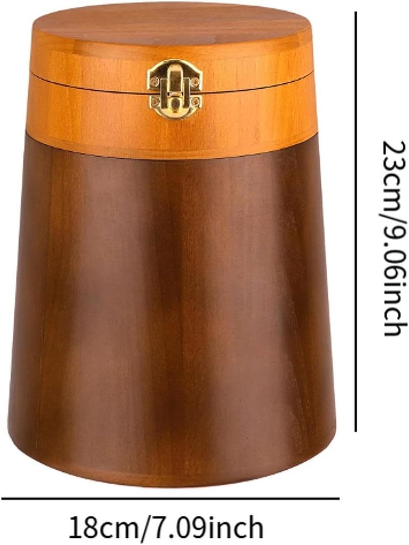 Pet Urn Memorial Ash Holder Wood Retain Memories Container Jar Funeral Keepsake Cremation Urn for Puppy Kitten Cat Dogs - Image 5