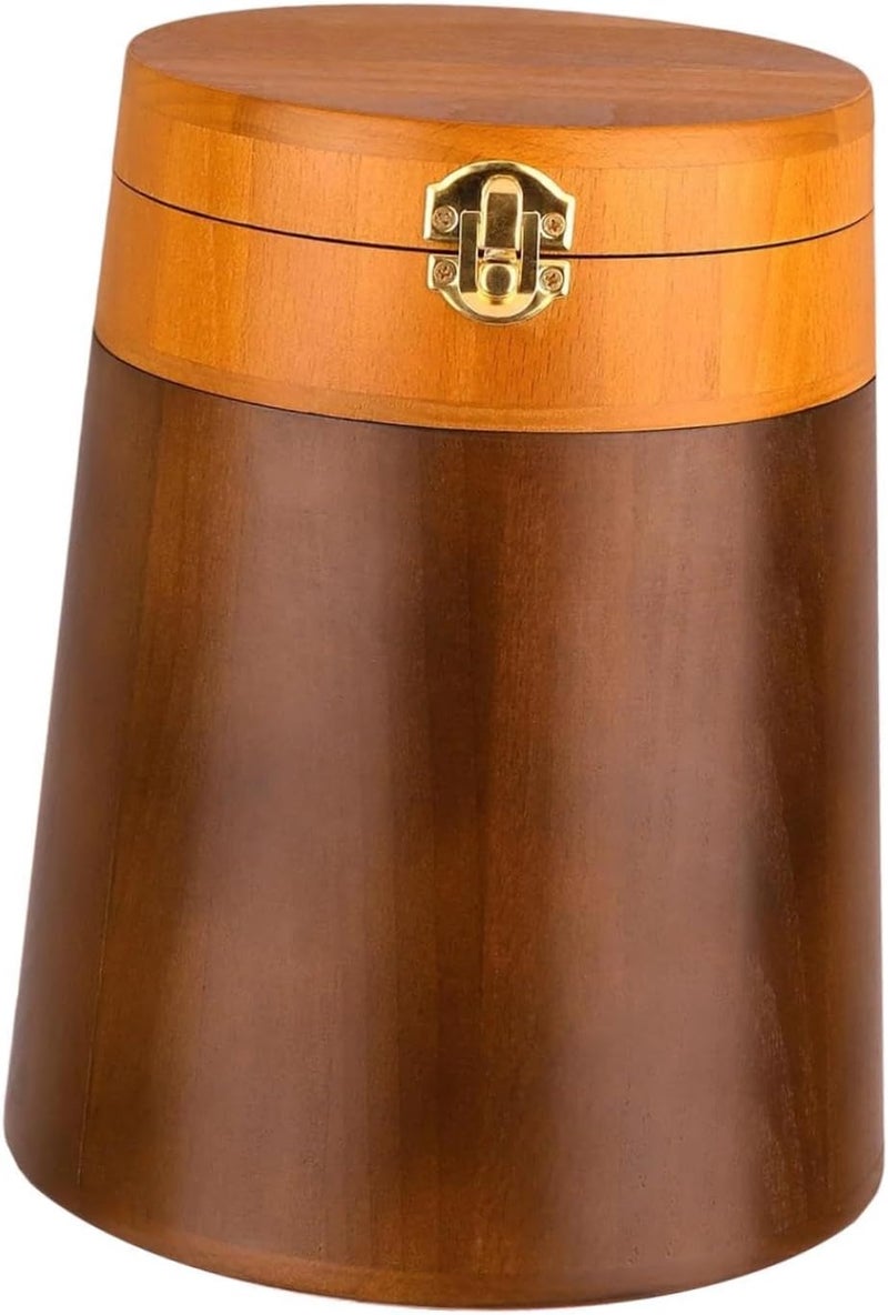 Pet Urn Memorial Ash Holder Wood Retain Memories Container Jar Funeral Keepsake Cremation Urn for Puppy Kitten Cat Dogs - Image 2