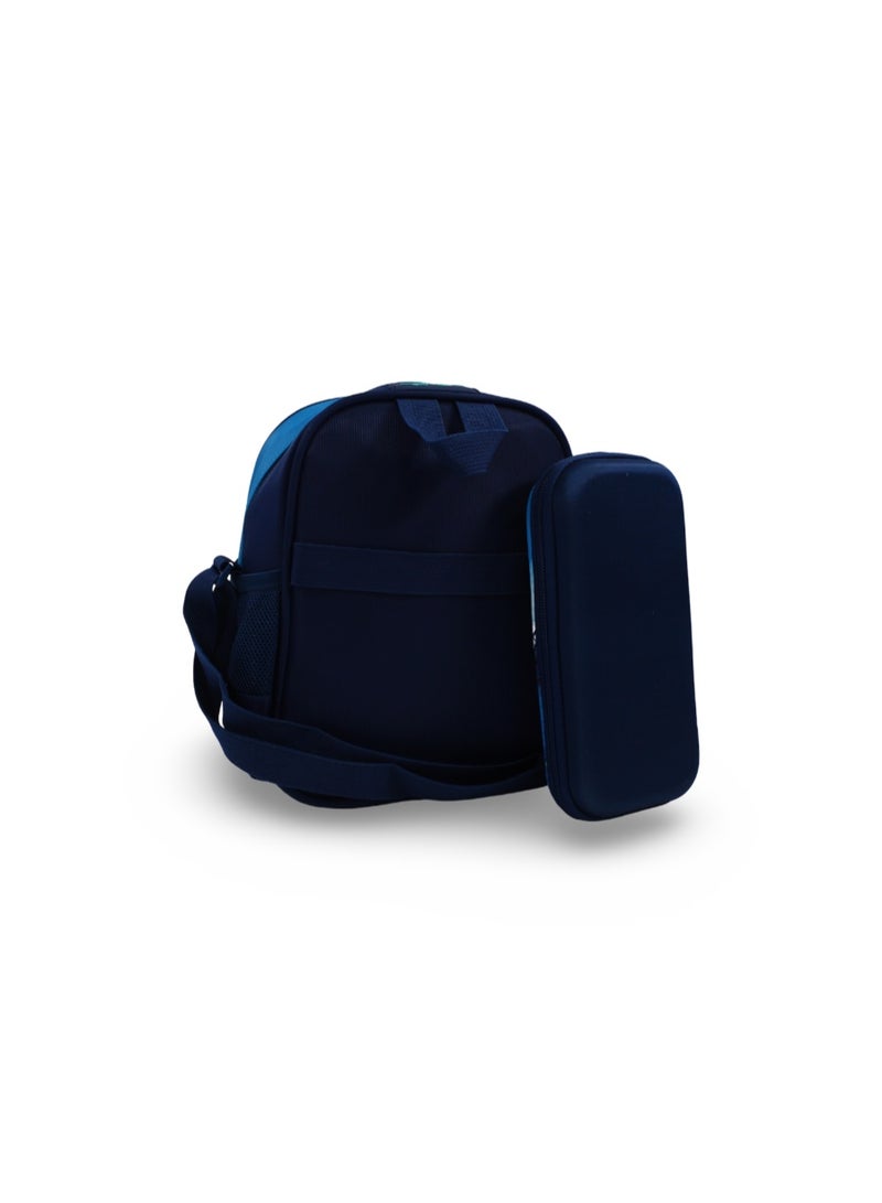 BZ Astronaut (Lunch Bag + Pencil Case) – Turquoise & Navy - Image 2